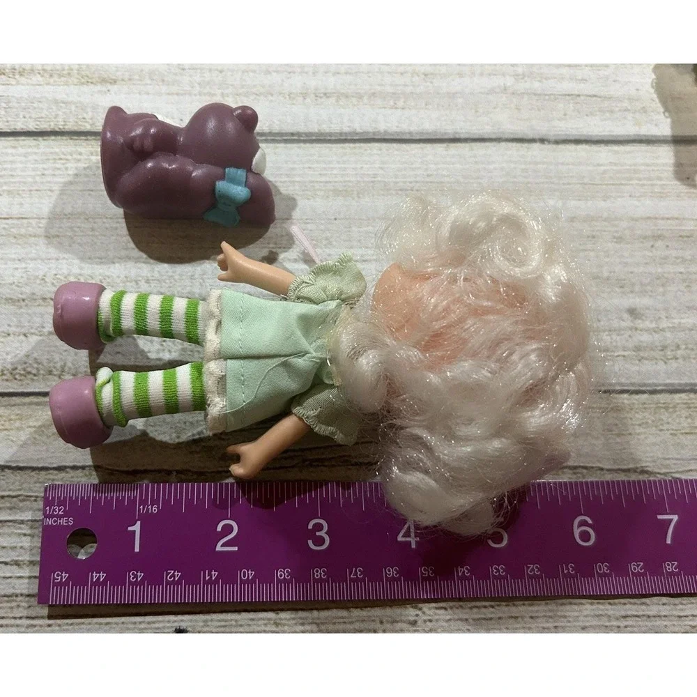 VTG American Greetings Strawberry Shortcake Angel Cake Doll Souffle Skunk TubP